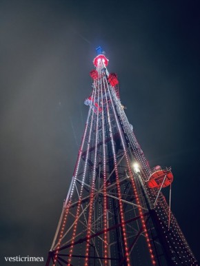 Симферопольская телебашня поздравит крымчан с Днём защитника Отечества