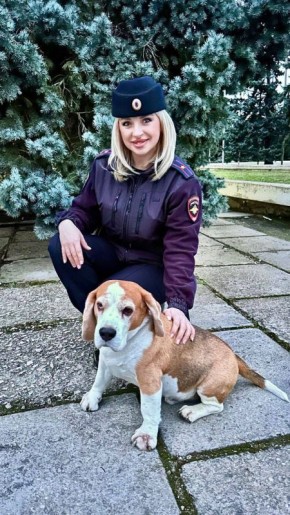 #Хорошей_недели жителям и гостям полуострова желает старший инспектор направления обеспечения охраны общественного порядка ОМВД России по Красногвардейскому району, майор полиции Елена Зайцева