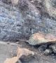 В Ореанде огромные камни рухнули на дорогу