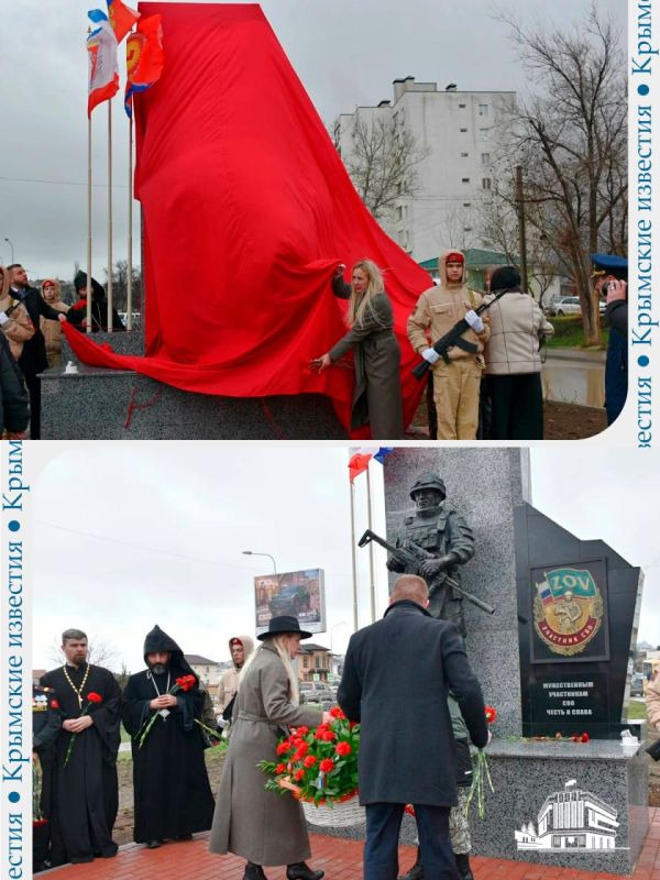 Памятник героям спецоперации открыли в Судаке