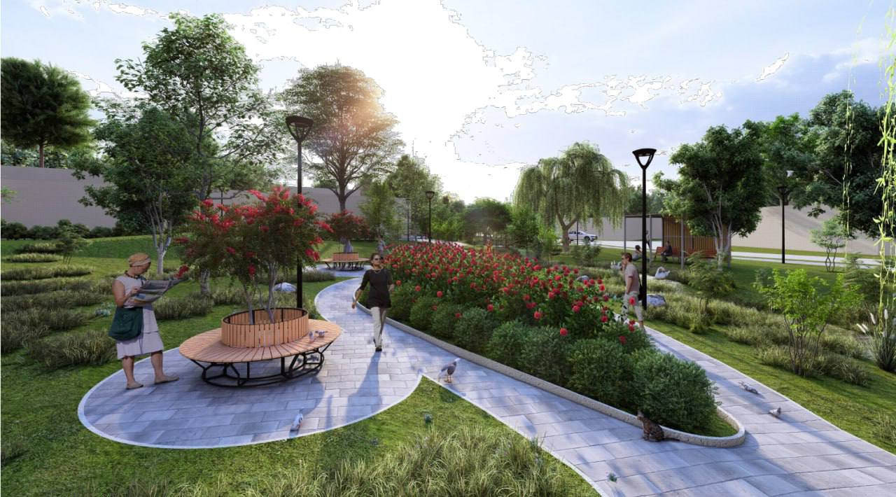 В Симферополе появится еще одна стильная прогулочная зона