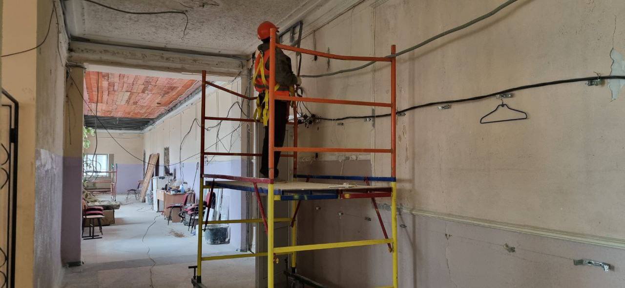 Михаил Развожаев: Начали второй этап капремонта школы №14 имени И.С. Пьянзина Михаил Развожаев: Начали второй этап капремонта школы №14 имени И.С. Пьянзина