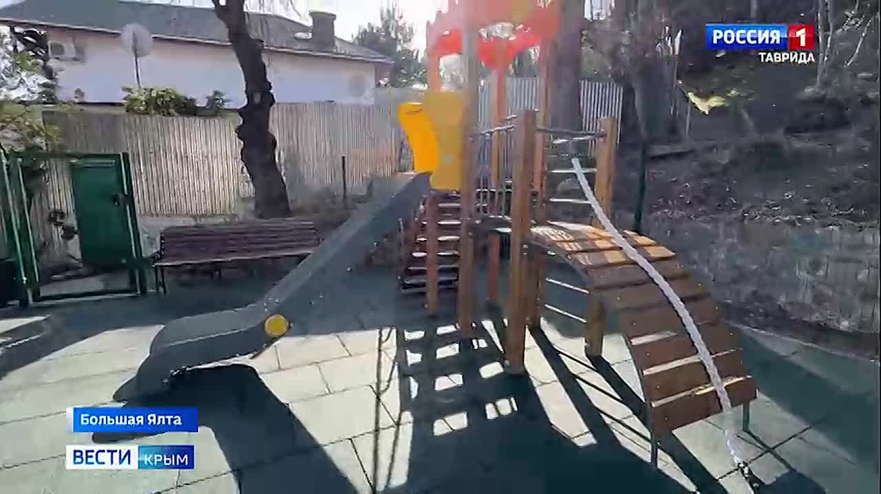 К 1 апреля пять детских и спортивных площадок обустроят в Симеизе, Ялте, Никите, Массандре и Гаспре