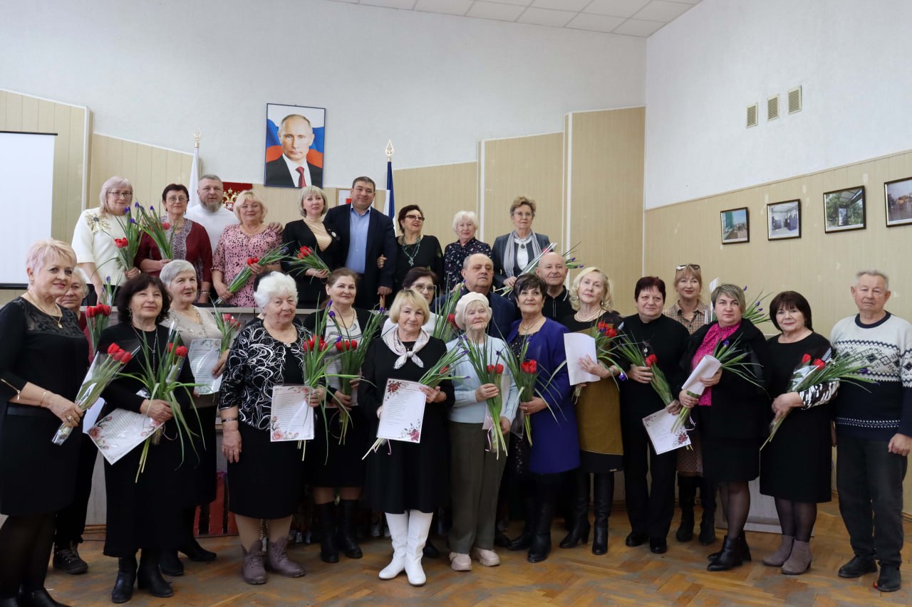 Сергей Петелин: Принял участие в заседании Совета ветеранов Симферопольского района, приуроченном к празднованию Международного женского дня