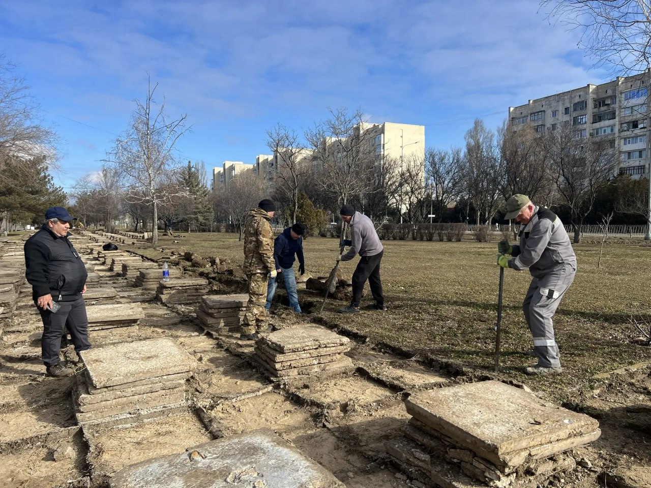 В Армянске до лета благоустроят сквер Строителей