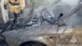 Пожарные в Крыму потушили гараж со стоявшим внутри автомобилем