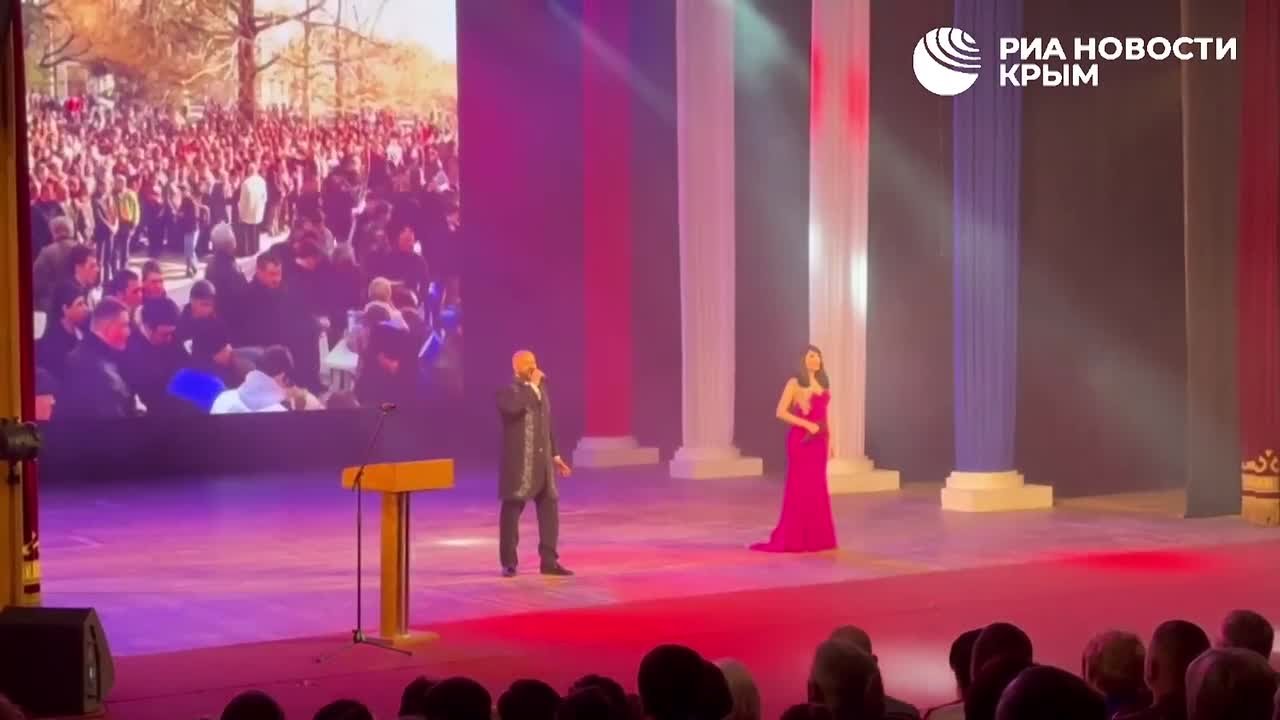 В Симферополе прошел концерт, посвященный годовщине Крымской весны