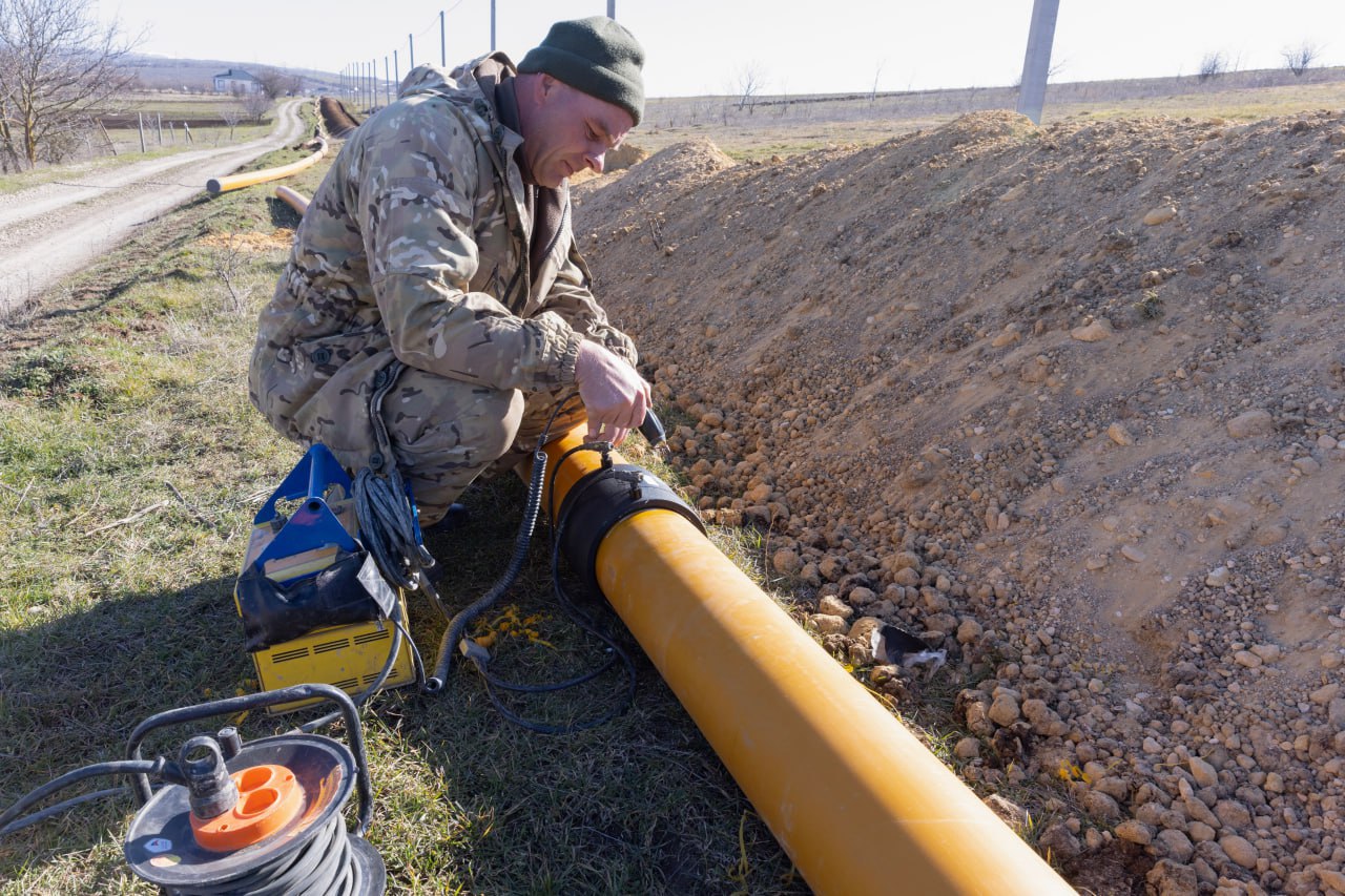 В Крыму продолжают газифицировать населенные пункты