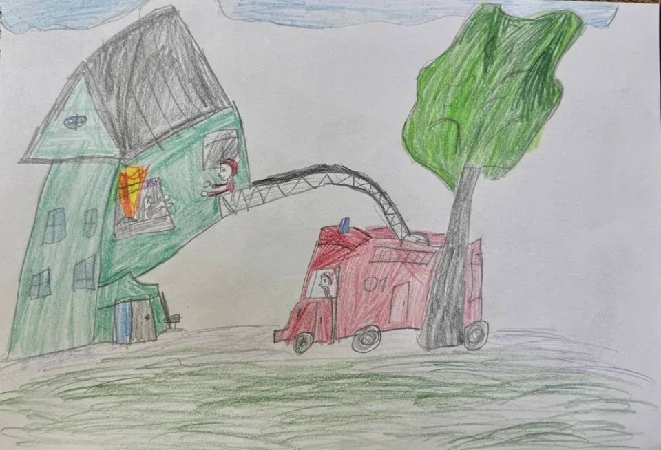 Продолжается прием работ на конкурс рисунков «Мой папа – пожарный»