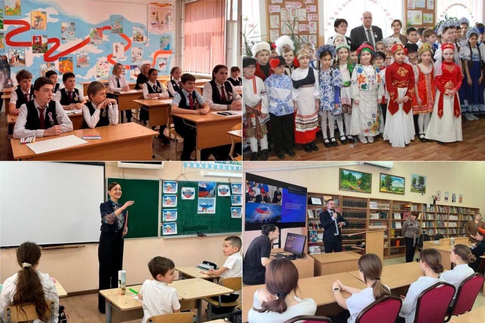 Депутаты Госсовета провели парламентские уроки, посвящённые 12-летию воссоединения Крыма с Россией Депутаты Госсовета провели парламентские уроки, посвящённые 12-летию воссоединения Крыма с Россией