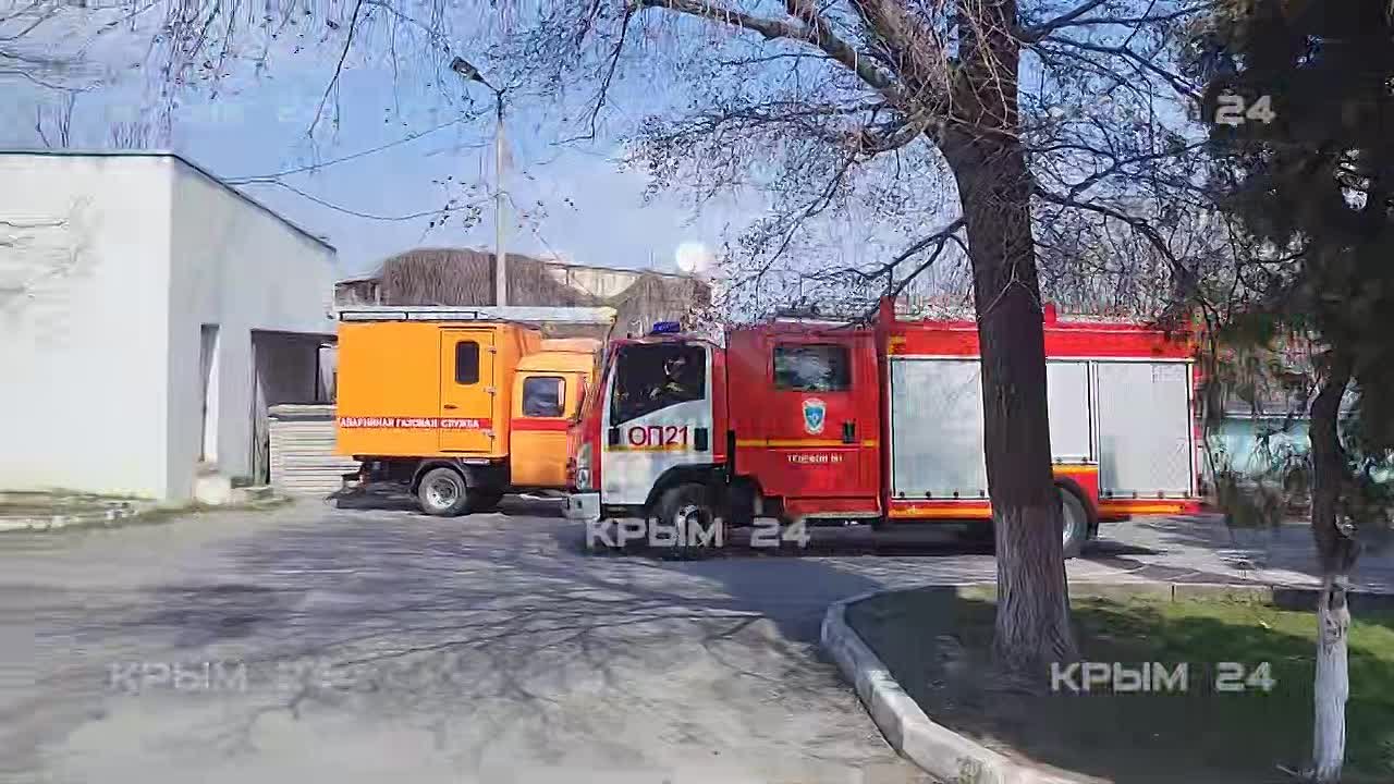Пожарные провели тренировку в судакской школе