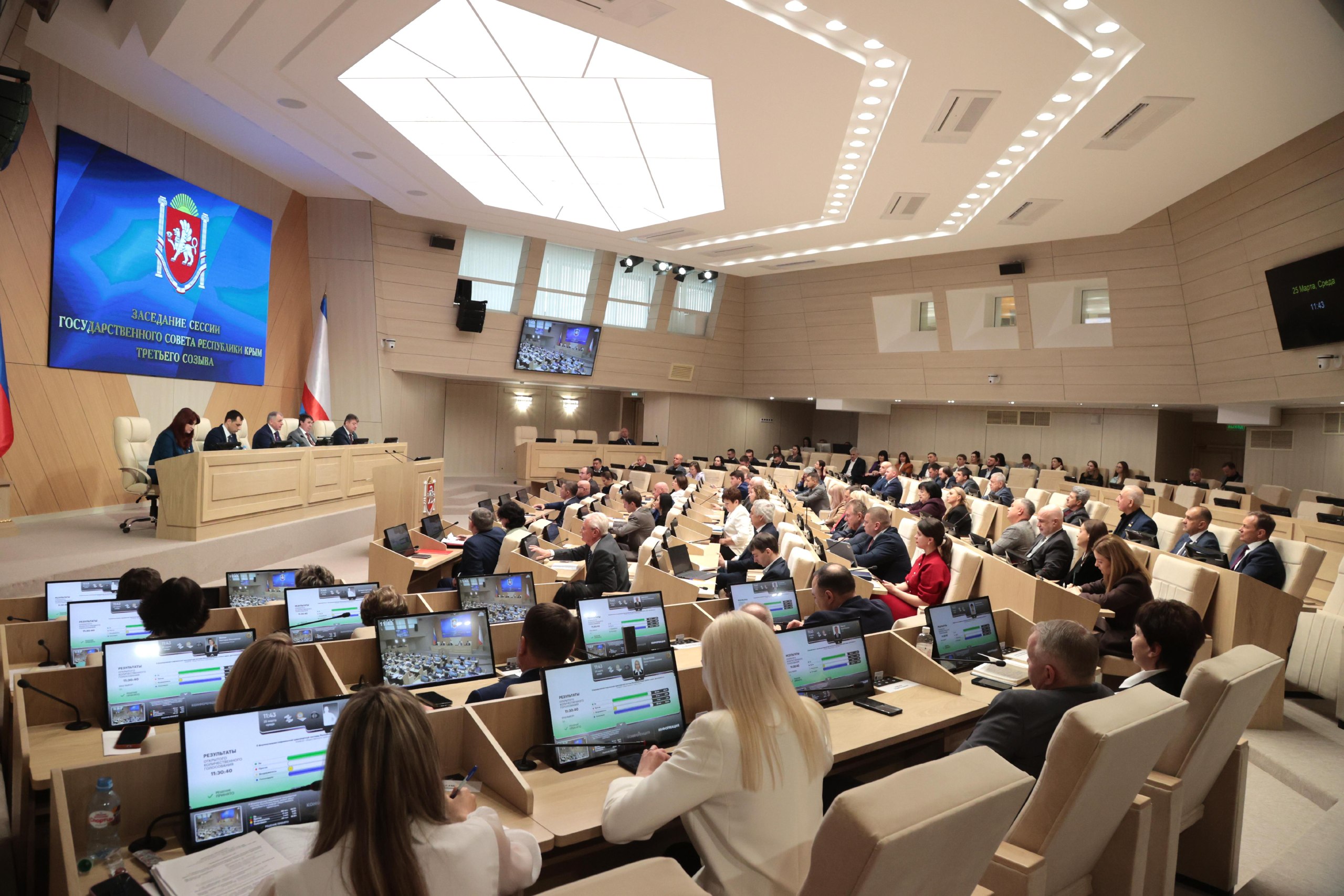 Парламентарии поддержали изменения в законы о реализации бюджетного процесса в Республике Крым