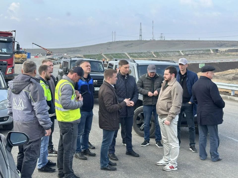 Готовность первого этапа дороги к Судаку превысила 78% Готовность первого этапа дороги к Судаку превысила 78%