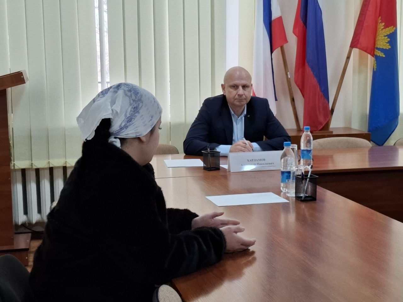 Александр Харламов: Провел еженедельный прием граждан при участии председателя Советского районного совета Виктории Грицай