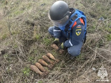В Крыму обезвредили взрывоопасные предметы времён Великой Отечественной войны