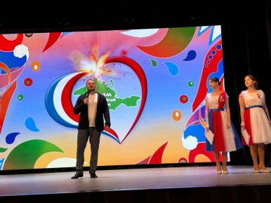 Антон Кравец: 27 марта в районном Доме культуры состоялся зональный этап республиканского открытого конкурса-фестиваля детского творчества «Крым в сердце моём» 2026г