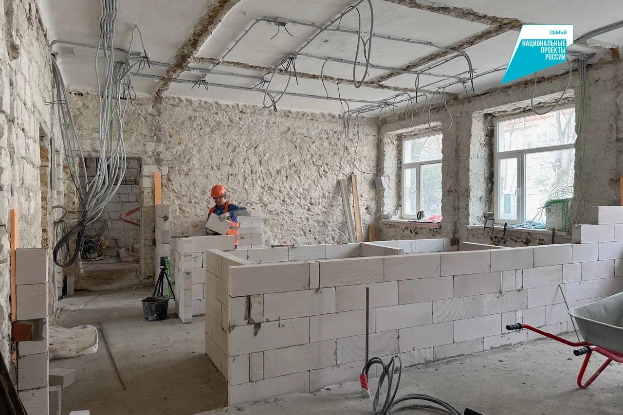 Михаил Развожаев: Продолжаем капитальный ремонт детского сада № 16 на улице Лазаревской по народной программе «Единой России» Михаил Развожаев: Продолжаем капитальный ремонт детского сада № 16 на улице Лазаревской по народной программе «Единой России»