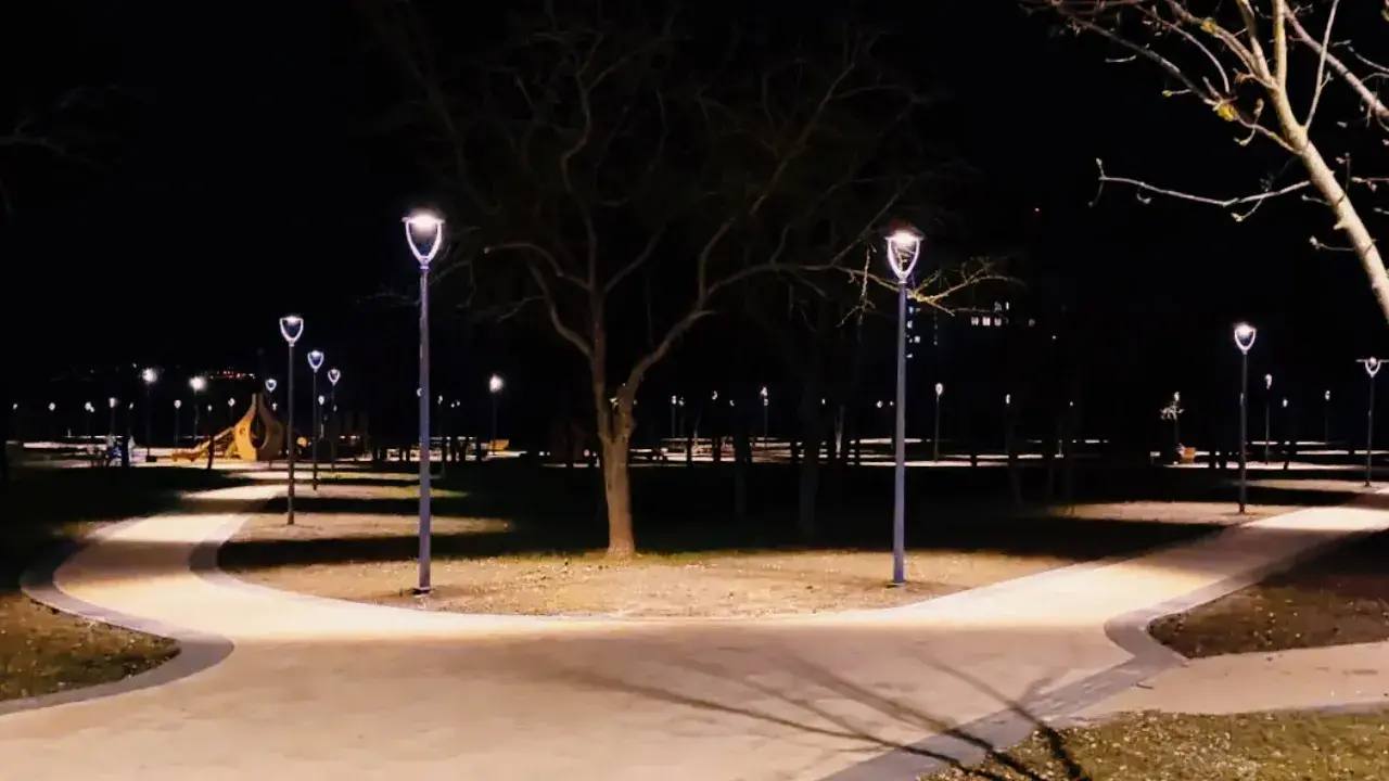 Олег Каторгин: Обновлённый Приморский парк в вечерних огнях Олег Каторгин: Обновлённый Приморский парк в вечерних огнях