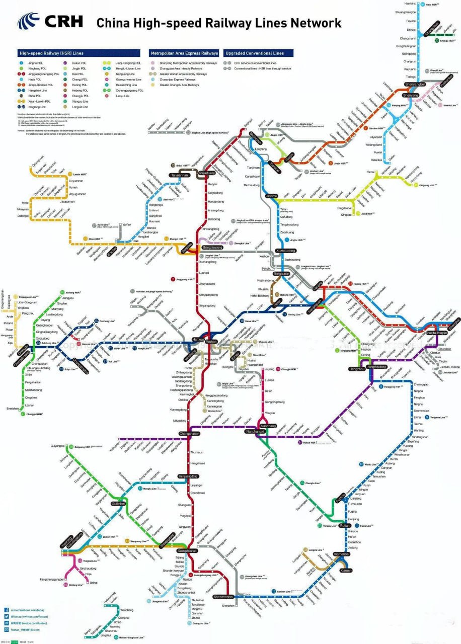 Сергей Колясников: Мировые СМИ как-то проигнорировали интересный факт - протяженность высокоскоростных железных дорог в Китае превысила 50.000 километров Сергей Колясников: Мировые СМИ как-то проигнорировали интересный факт - протяженность высокоскоростных железных дорог в Китае превысила 50.000 километров