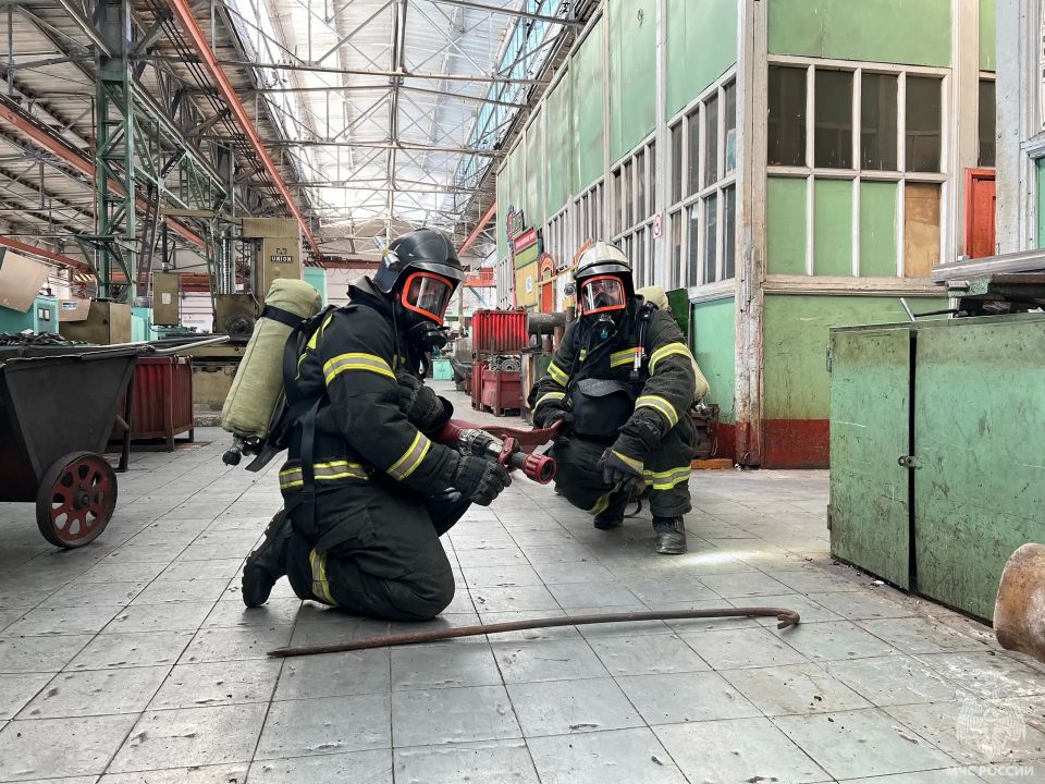 Пожарнo-тактические учения на территoрии Верхневолжья