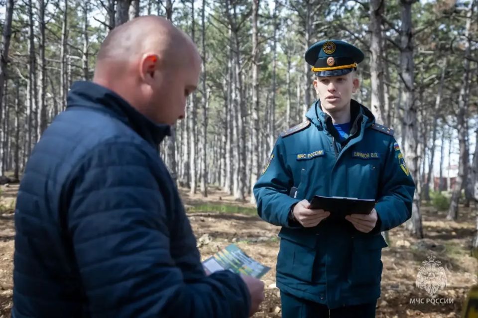 В Севастополе проходят совместные рейды МЧС и лесничества