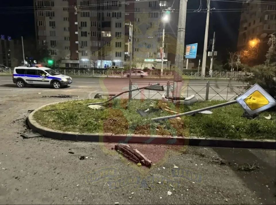 Один человек пострадал в жуткой ночной аварии в Симферополе