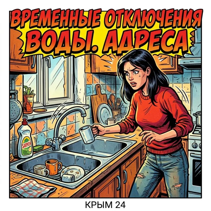 Армянск и три села останутся без воды во вторник