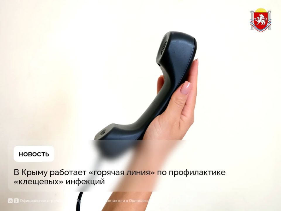 В Крыму работает «горячая линия» по профилактике «клещевых» инфекций