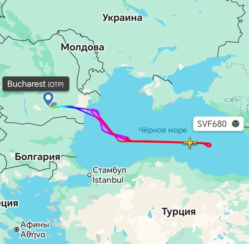 "Самолёт радиоэлектронной разведки Gulfstream IV Korpen Королевских ВВС Швеции провел редкий и долгий полёт вдоль российского побережья Чёрного моря в интересах НАТО и Украины."