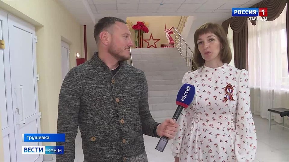 В селе Грушевка открыли обновлённый Дом культуры