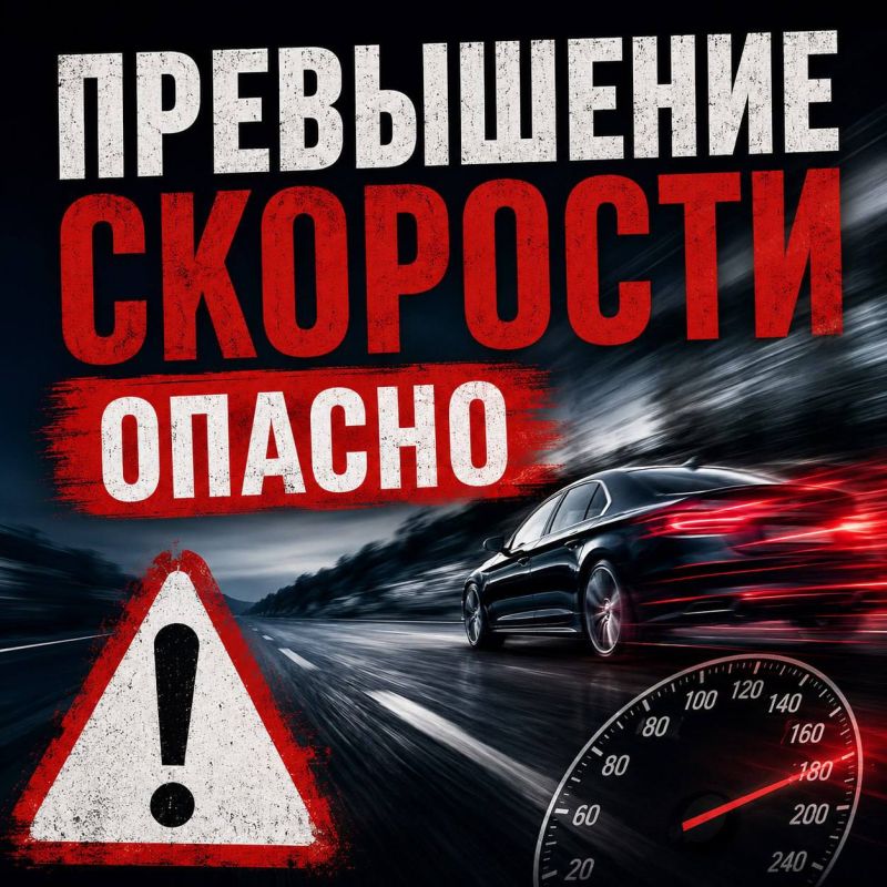 Опасность несоблюдения скоростного режима на дорогах