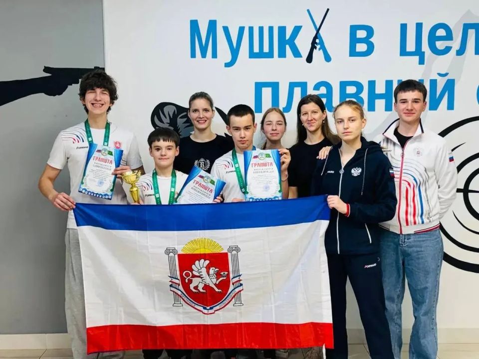 Крымские спортсмены вошли в число лидеров соревнований по пулевой стрельбе