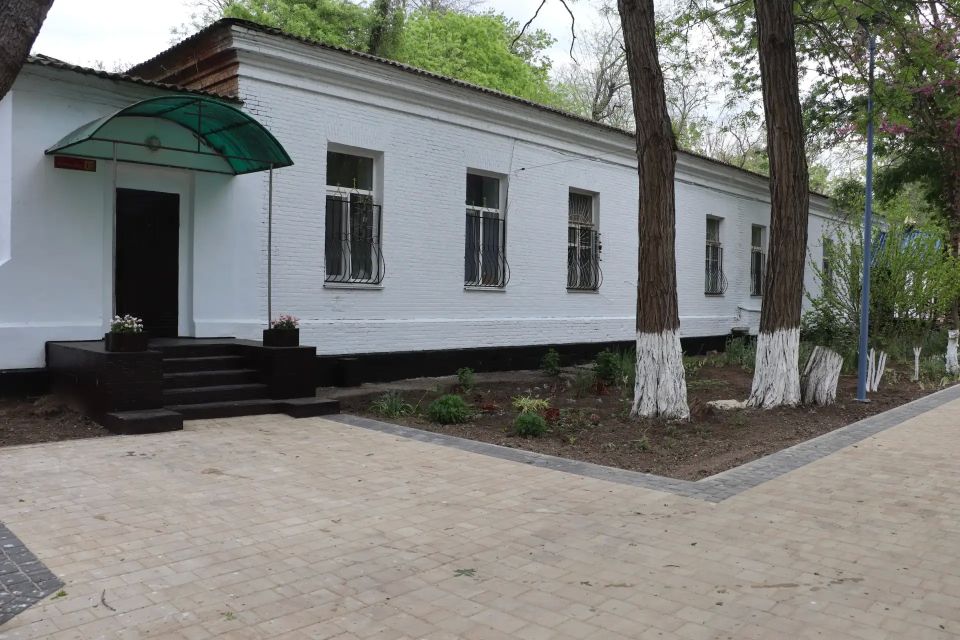 Общественная территория в Керчи в районе остановки "Фабрика - Кухня" готова на 80% Общественная территория в Керчи в районе остановки "Фабрика - Кухня" готова на 80%