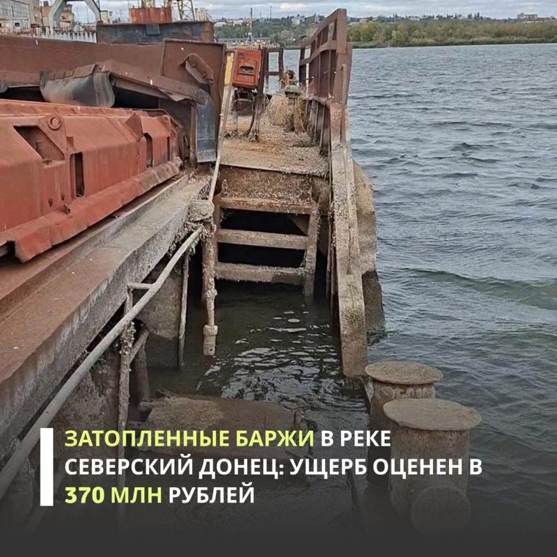 Росприроднадзор направил требования собственникам трех судов на сумму более 370 млн рублей — для добровольного возмещения вреда, причиненного реке в Ростовской области