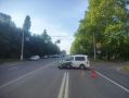 Госавтоинспекция Севастополя работает на месте ДТП с пострадавшим мотоциклистом