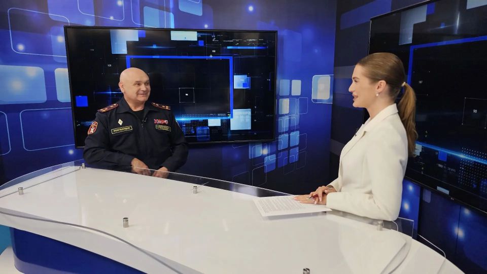 Представитель Росгвардии стал гостем программы на ТРК «Крым 24»