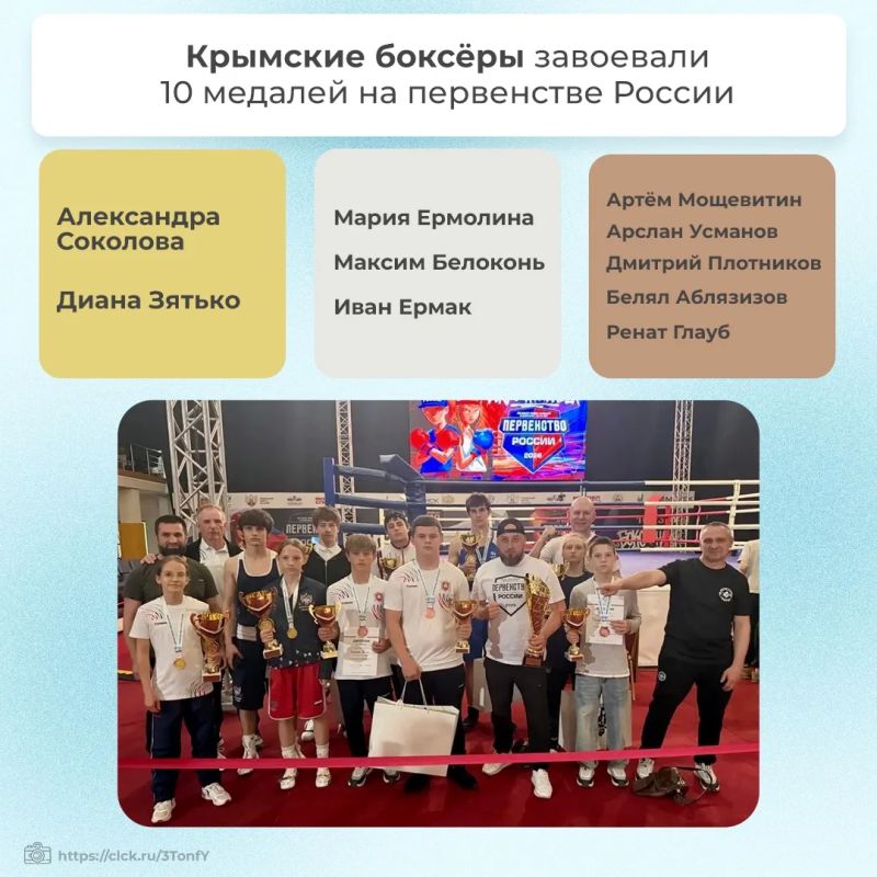 Крымские боксёры показали отличный результат на первенстве России среди юношей и девушек 13–14 лет