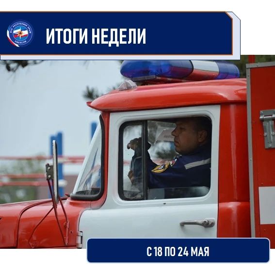 На оперативном совещании МЧС РК подвели итоги за период с 18 по 24 мая: