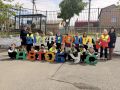 В Симферополе под руководством сотрудников Госавтоинспекции «Шагающий автобус» прошел по безопасному маршруту