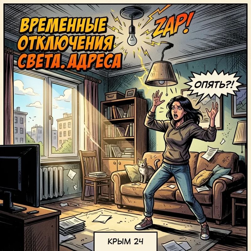 Часть Судака осталась без света