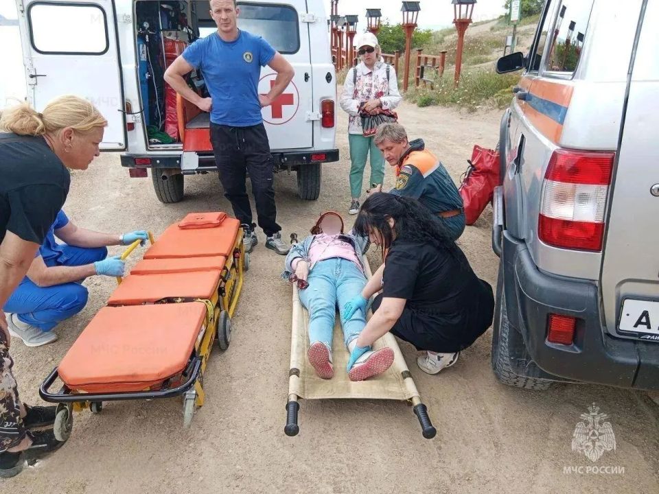 Оказали помощь в горно-лесной местности в МО Судак
