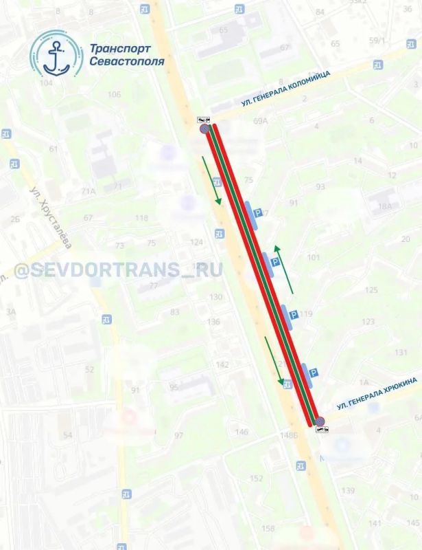 С 8 июня в Севастополе запретят остановку и стоянку транспорта на четырёх участках – Дирекция по развитию дорожно-транспортной инфраструктуры