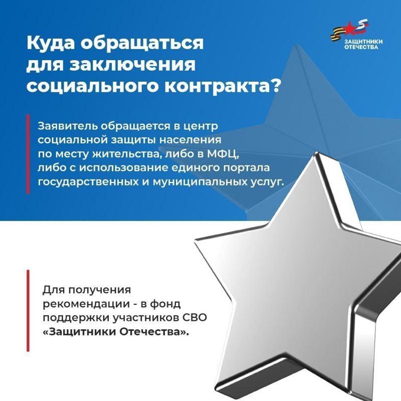Социальный контракт для демобилизованных участников специальной военной операции Социальный контракт для демобилизованных участников специальной военной операции