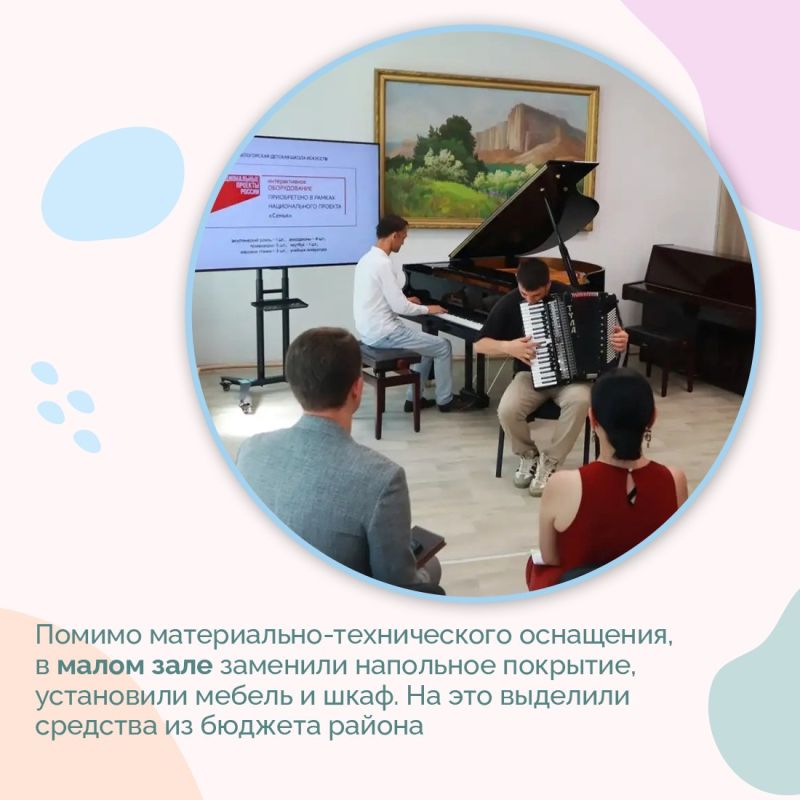 По нацпроекту «Семья», инициированному Президентом России, продолжается развитие учреждений культуры По нацпроекту «Семья», инициированному Президентом России, продолжается развитие учреждений культуры