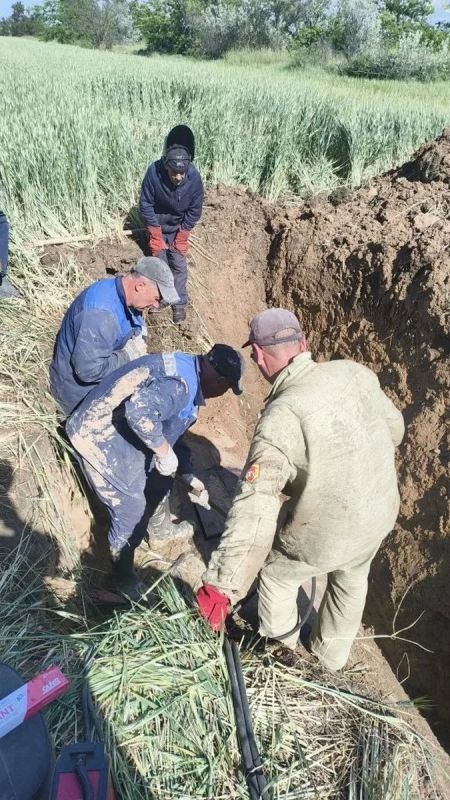 Государственный комитет по водному хозяйству и мелиорации Республики Крым продолжает выполнение ремонтных работ на объектах оросительной сети