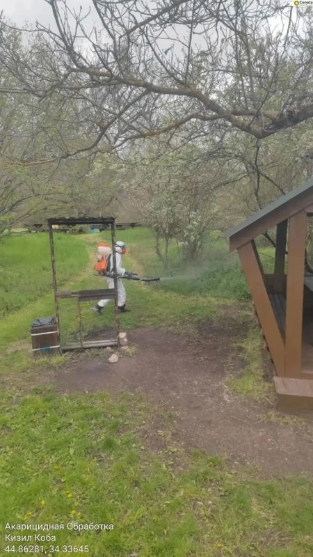В Крыму экскурсионные экологические маршруты обрабатывают от клещей В Крыму экскурсионные экологические маршруты обрабатывают от клещей