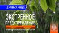 Экстренное предупреждение. Во второй половине дня и вечером 12 июня, в течение суток 13 июня в Крыму ожидаются местами сильные ливни, грозы, град, шквал 15-20 м/с