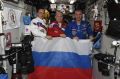 Поздравление с Днём России прозвучало в космосе