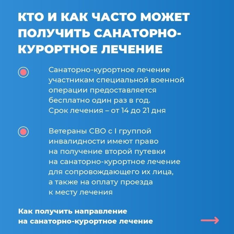 Инструкция: как ветерану СВО получить направление на санаторно-курортное лечение Инструкция: как ветерану СВО получить направление на санаторно-курортное лечение