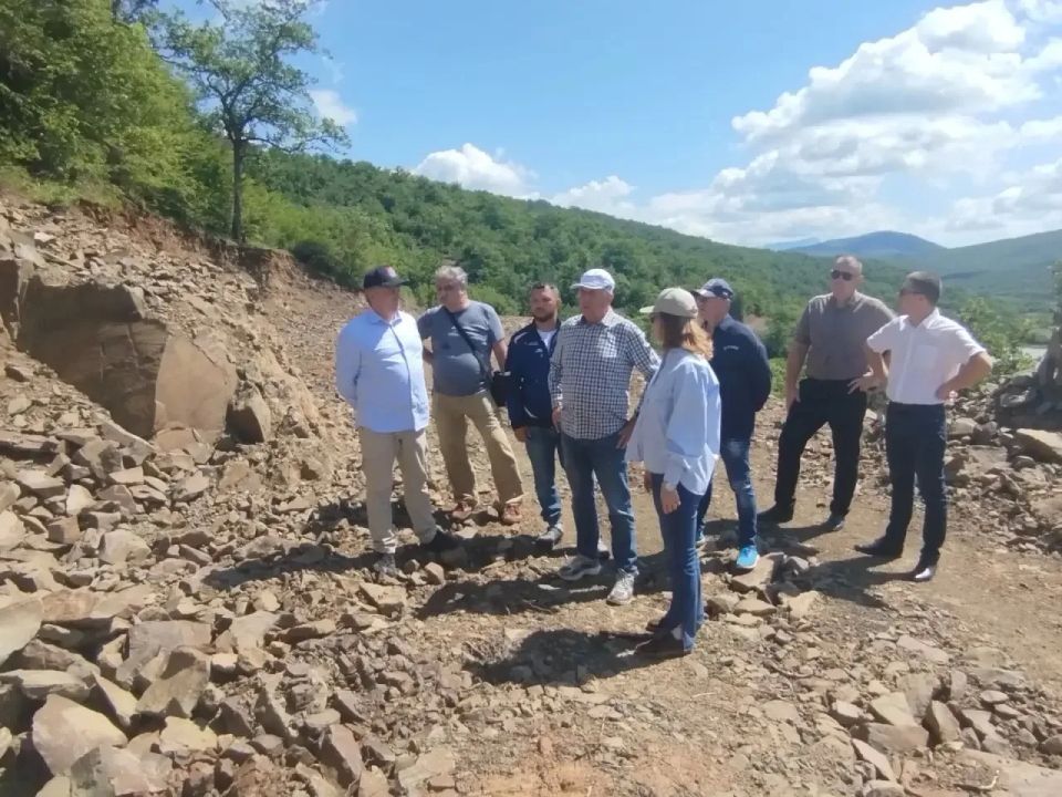 Сегодня работали на площадке проектирования Мартовского водохранилища в Бахчисарайском районе Сегодня работали на площадке проектирования Мартовского водохранилища в Бахчисарайском районе